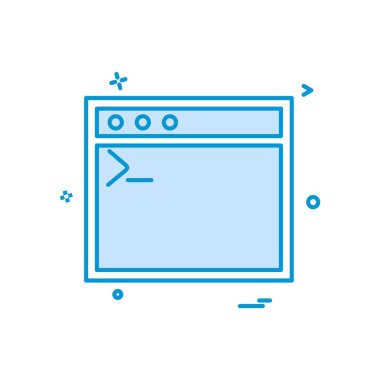 Web yerleşim simgesi tasarım vektörü