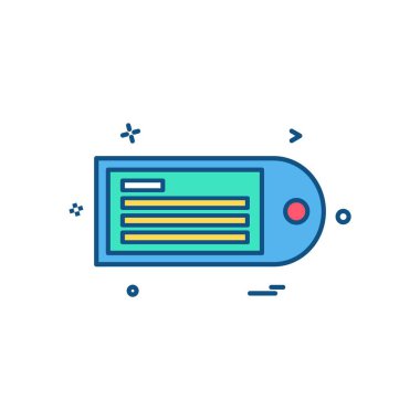 İleti simge tasarlamak vektör