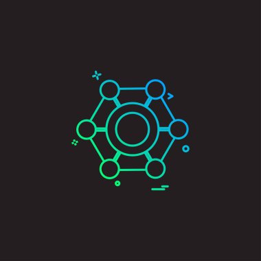 Ceviz simgesi tasarım vektörü 