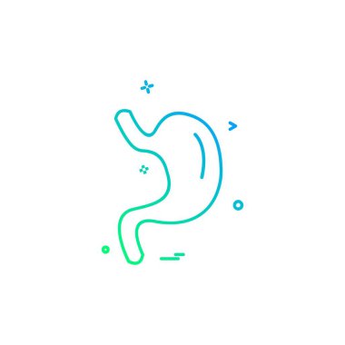 Karaciğer simgesi tasarım vektörü