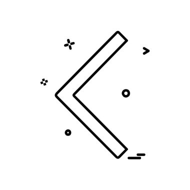 Ok simgesi tasarım vektörü