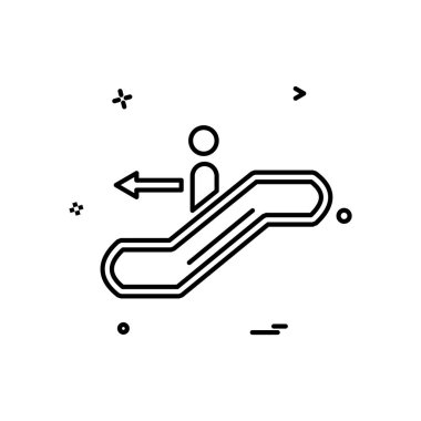 Simge vektör beyaz arka plan üzerinde seyahat