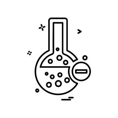 Şişesi simgesi tasarım, renkli vektör çizim