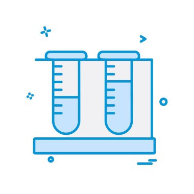 Beaker ikon tasarım vektörü