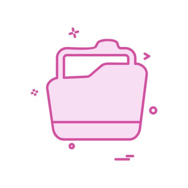 Dosya simgesi tasarım vektörü 