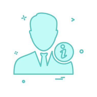 Avatar erkek simge tasarım vektörü