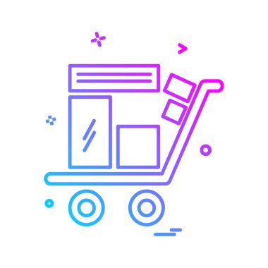 Seyahat simgesi tasarım vektörü 