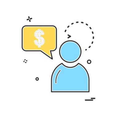 Avatar simge tasarlamak vektör