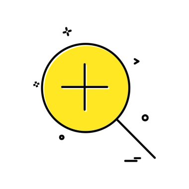 Arama simge tasarlamak vektör