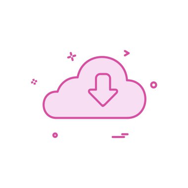 Simgesi tasarım, renkli vektör çizim indir