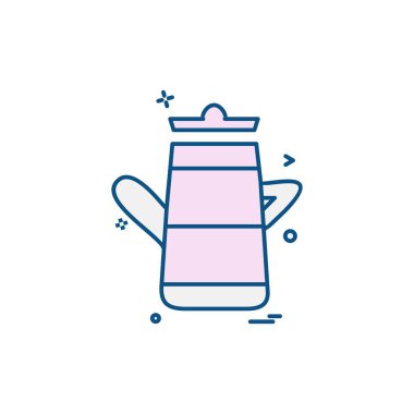 Gıda simgesi tasarım vektörü