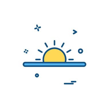 Weather simge vektör beyaz arka plan üzerinde