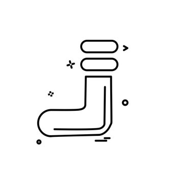 Çorap simge tasarlamak vektör 