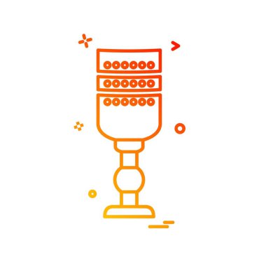 Cam simge tasarlamak vektör 