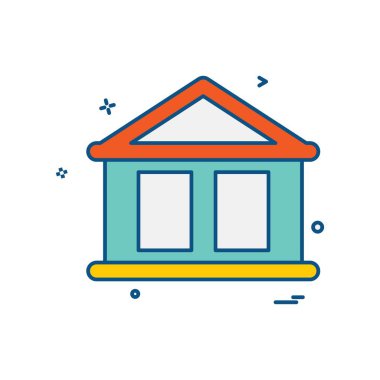 Emlak simge tasarlamak vektör