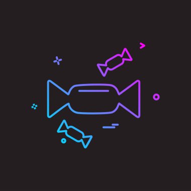 Şekerleme simge tasarlamak vektör