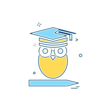 Okul simgesi tasarım vektörü 