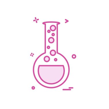 Şişesi simgesi tasarım, renkli vektör çizim