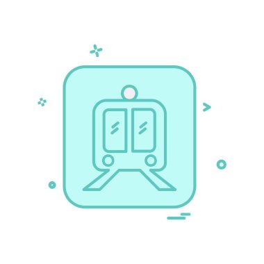 Tren simge tasarlamak vektör