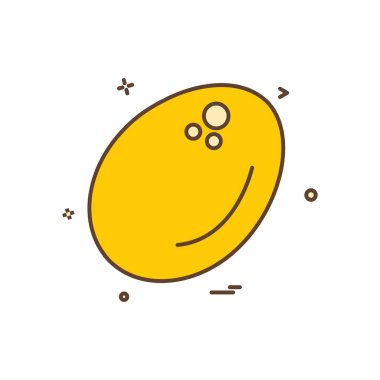 Gıda simgesi tasarım vektörü