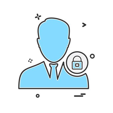 Avatar simge tasarlamak vektör