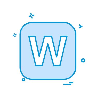 İngilizce alfabe simge tasarlamak vektör 