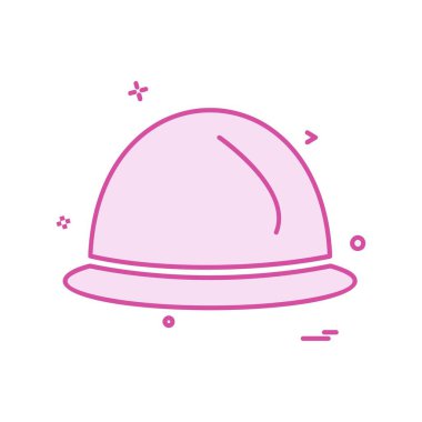 Kask simgesi tasarım vektörü