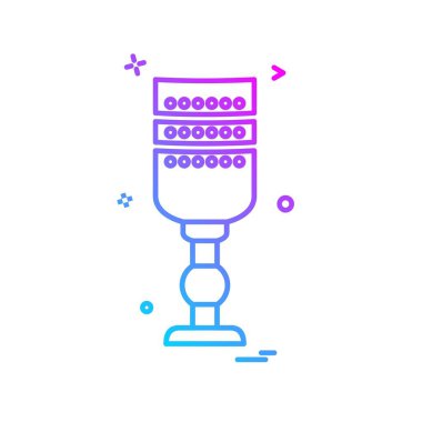 Cam simge tasarlamak vektör 