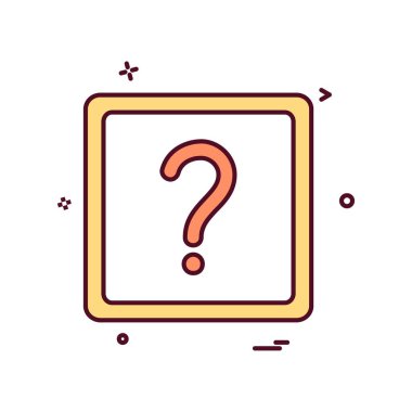 soru işareti sor simge vektör tasarımı