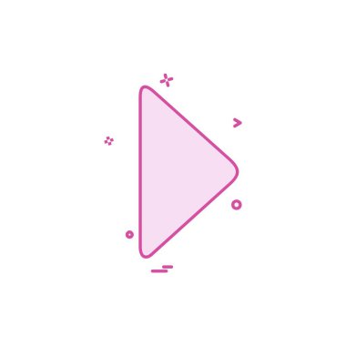 Sağ ok simge tasarlamak vektör