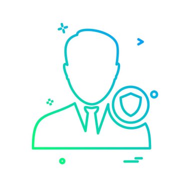 Avatar simge tasarlamak vektör