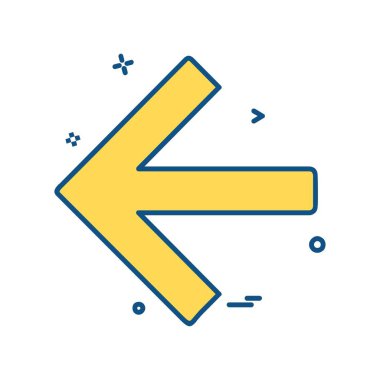 Ok simgesi tasarım vektörü