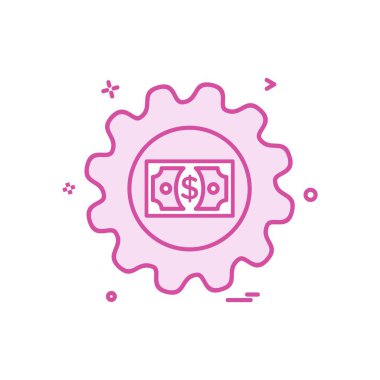 Dişli simge tasarlamak vektör