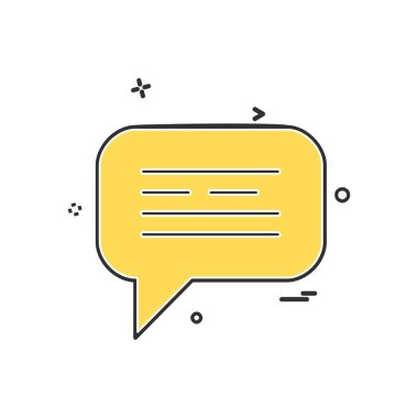 İletileri simge vektör beyaz arka plan üzerinde