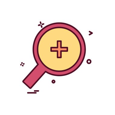 Simge tasarlamak vektör zoom