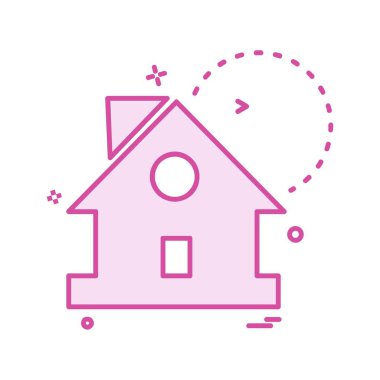 Emlak simge tasarlamak vektör