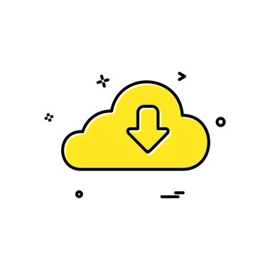 Simgesi tasarım, renkli vektör çizim indir