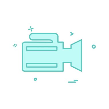 Kamera simgesi tasarım vektörü