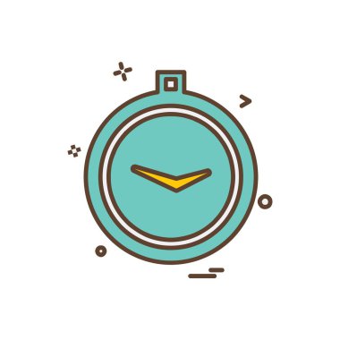 Pusula Simgesi Tasarım Vektörü