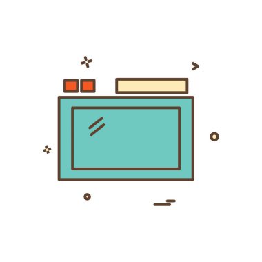 Web yerleşim simgesi tasarım vektörü