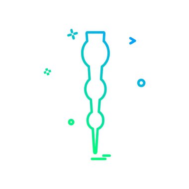 Pin simgesi tasarım vektörü