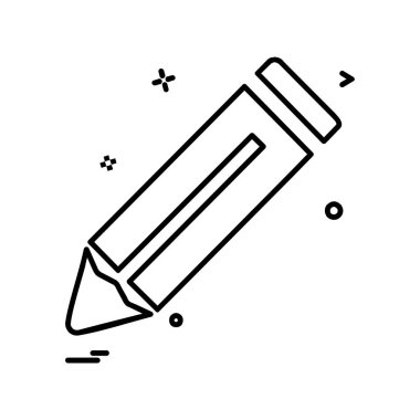 Kalem simge tasarlamak vektör