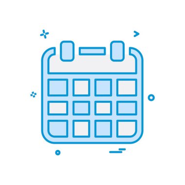 Takvim simge tasarlamak vektör 