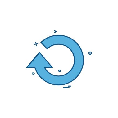 Simge tasarım vektörünü tazele