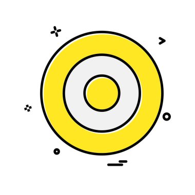 Hedef simge tasarlamak vektör