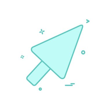 Ok simgesi tasarım vektörü