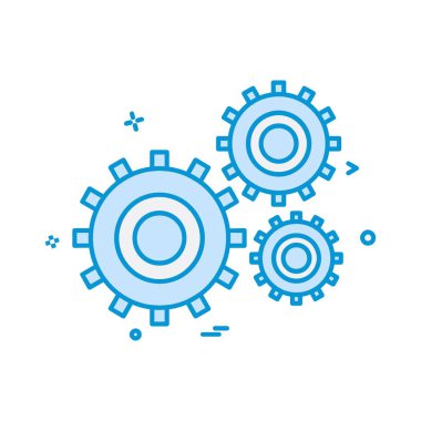 Çalışma araçlar simgesi tasarım, renkli vektör çizim 