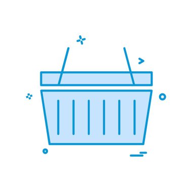 Sepet simge tasarlamak vektör