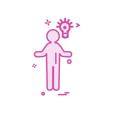 Avatar simge tasarlamak vektör 