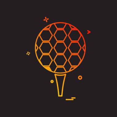 Golf simge tasarlamak vektör